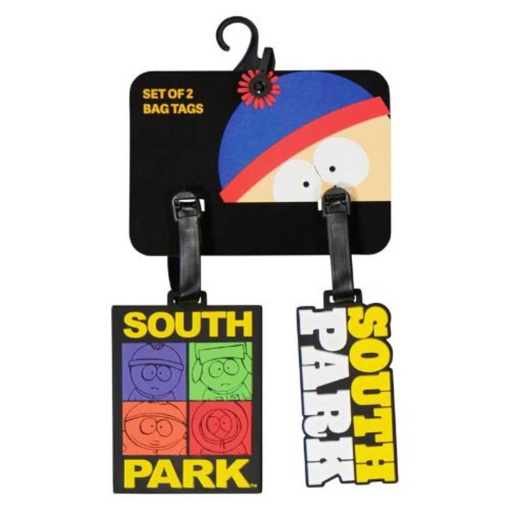 Official South Park 2-Piece Luggage Tag Set by FUL - New with Tags